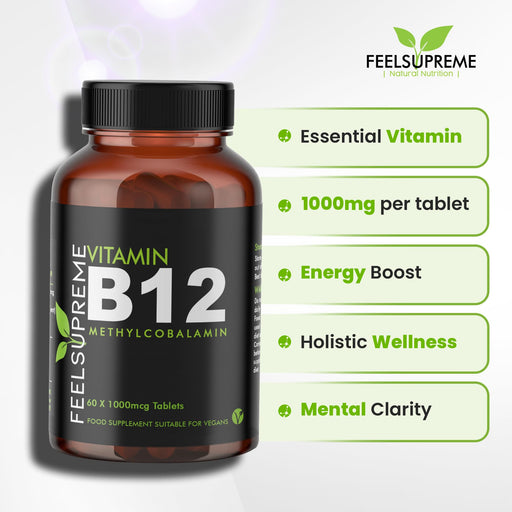 Feel Supreme Vitamin B12 60 Tabs