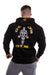Gold's Gym Muscle Joe Zip Through Hoodie Black - Medium - Hoodie at MySupplementShop by Gold's Gym