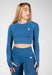 Gorilla Wear Hilton Seamless Long Sleeve - Blue - Top at MySupplementShop by Gorilla Wear