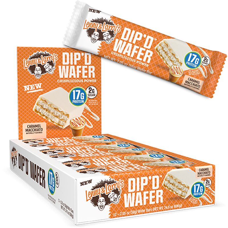 Lenny & Larry's Dip'd Wafer 12x58g Caramel Macchiato