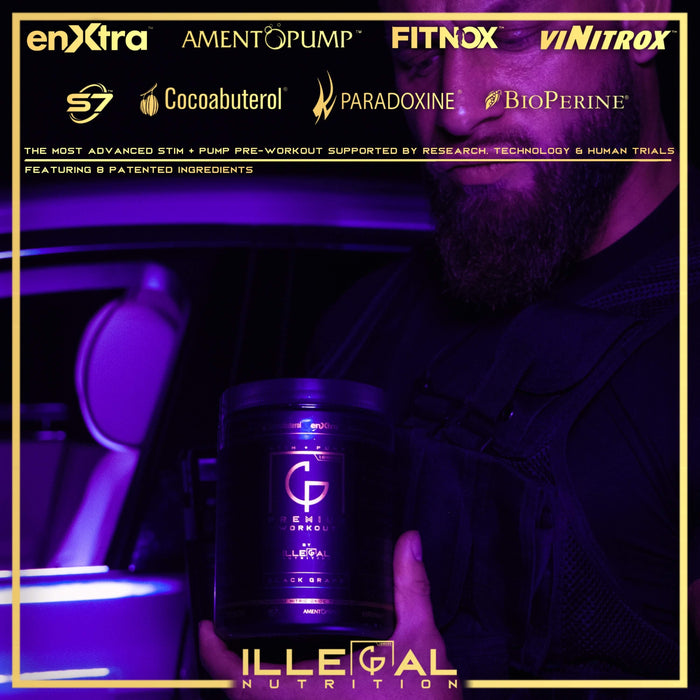 Illegal Nutrition Premium Pre-Workout (Stim + Pump) 193g