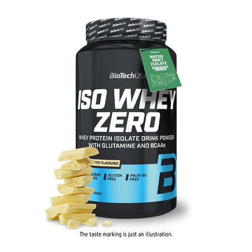 BioTechUSA Iso Whey Zero, Weiße Schokolade – 908 Gramm