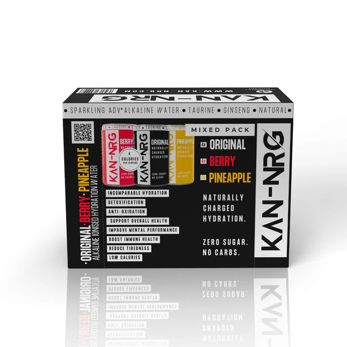 KAN-NRG Alkaline Ionised Hydration Water 12x150ml