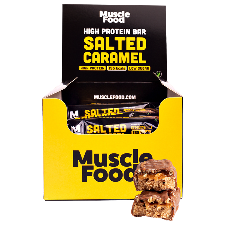 Musclefood High Protein Bar Salted Caramel 12 x 45g