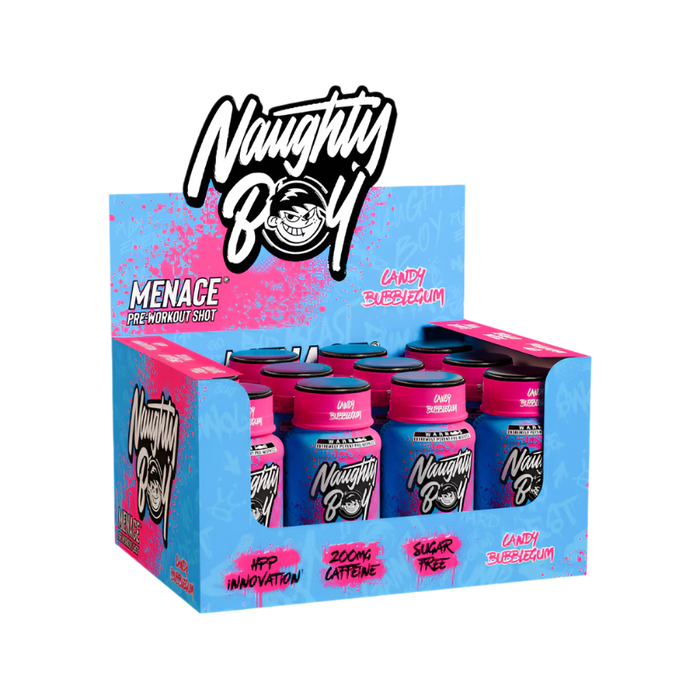 NaughtyBoy® Menace Pre-Workout Shot (12 x 60ml)