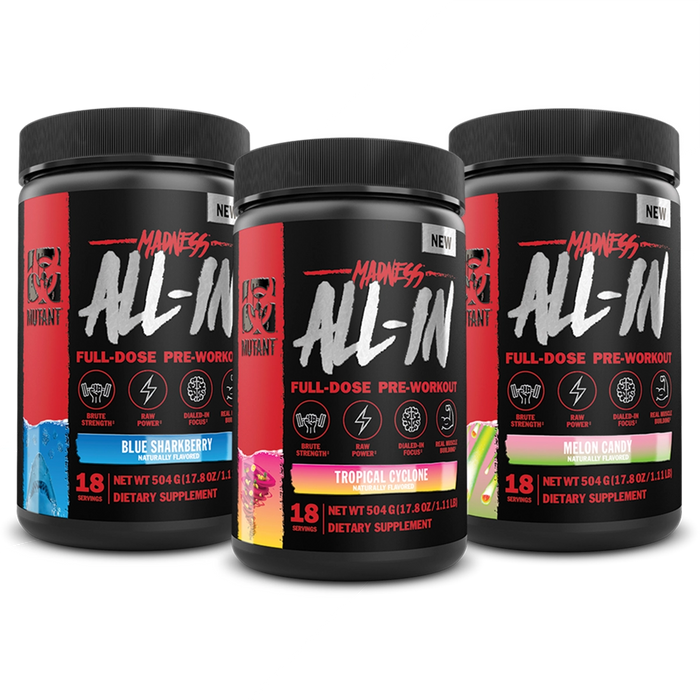 Mutant Madness All-In 504g 18 Servings - Pre Workout at MySupplementShop by Mutant