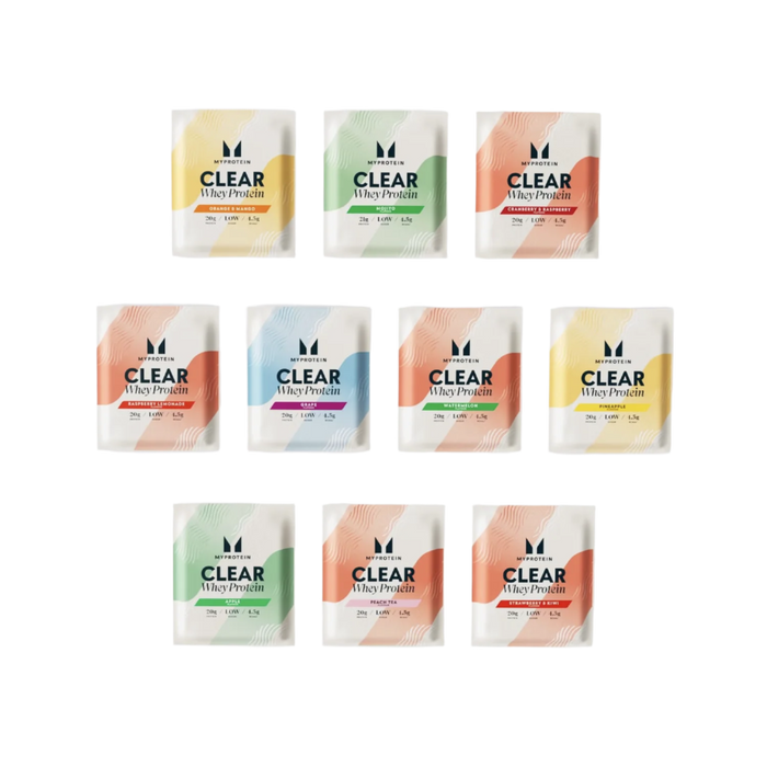MyProtein Clear Whey Isolate Variety Pack (10 Servings)