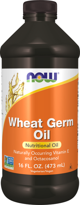 NOW Foods Wheat Germ Oil, Liquid - 473ml - Health and Wellbeing at MySupplementShop by NOW Foods