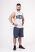 Nebbia Back To The Hardcore Tank Top 144 - White - Tank Top at MySupplementShop by Nebbia