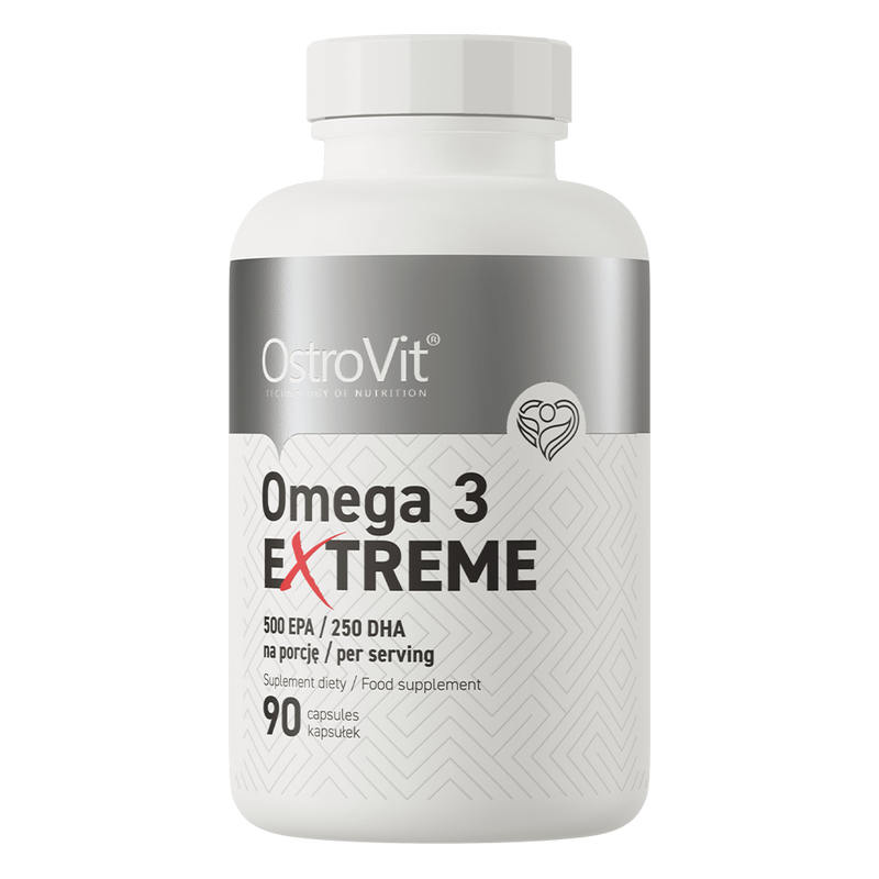 OstroVit Omega 3 Extreme 90 Caps - Sports Supplements at MySupplementShop by Ostrovit