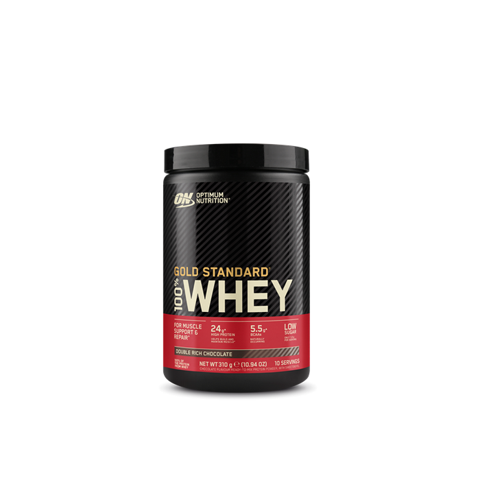 Optimum Nutrition Gold Standard 100% Whey 310g Double Rich Chocolate - Supplements at MySupplementShop by Optimum Nutrition