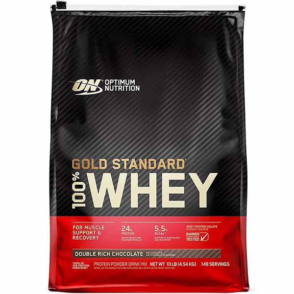 Optimum Nutrition Gold Standard 100% Whey HUGE 4.5kg | High-Quality Protein | MySupplementShop.co.uk