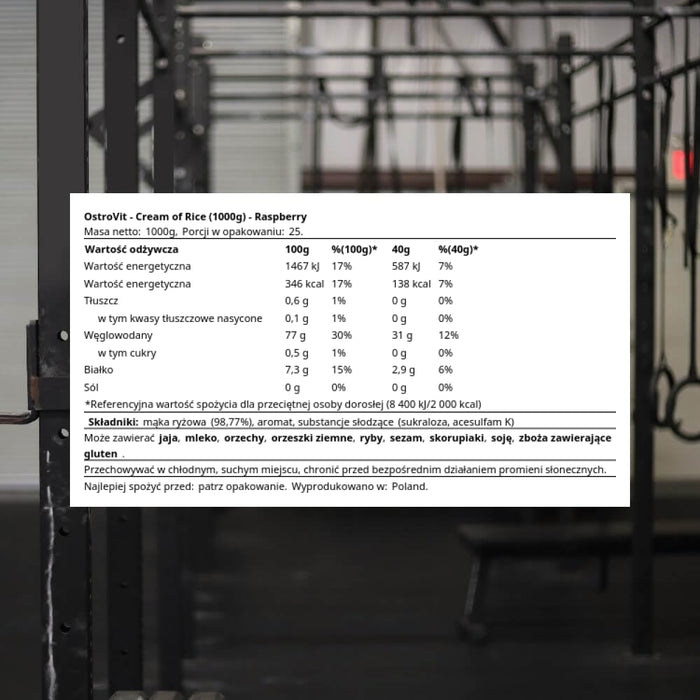 OstroVit Cream of Rice 1000g