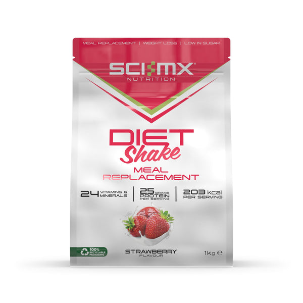 Sci-MX Diet Meal Replacement 1kg Strawberry | Top Rated Supplements at MySupplementShop.co.uk