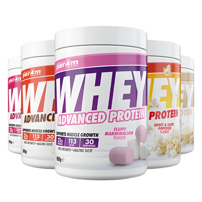 PER4M Whey Protein Powder 900g - 30 Servings | 21g Protein per Serving