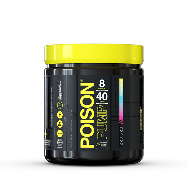 Poison Pump (Stim Free) 380g Rainbow Candy - Sports Supplements at MySupplementShop by Poison