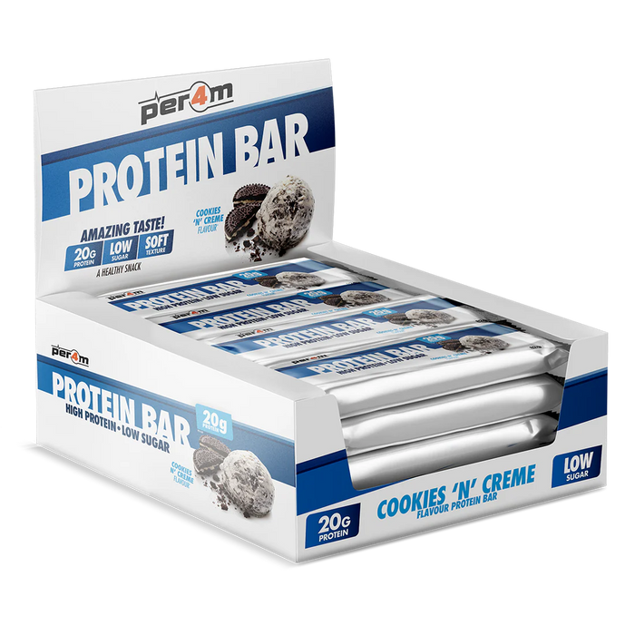 Per4m Protein Bars - 20g Protein, Low Sugar & Indulgent Taste | Ultimate Guilt-Free Snack in 8 Delicious Flavors