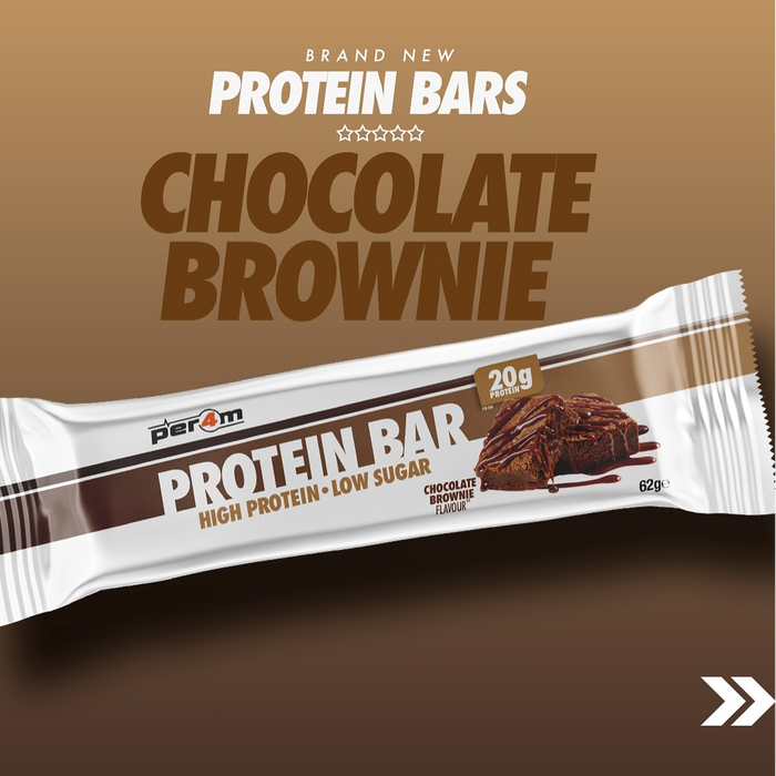 Per4m Protein Bars - 20g Protein, Low Sugar & Indulgent Taste | Ultimate Guilt-Free Snack in 8 Delicious Flavors