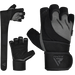 RDX Gym Glove Micro Plus S / Grey/Black Weight Lifting Gloves
