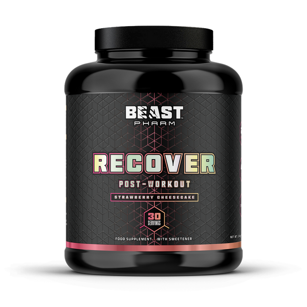 Beast Pharm Recover Post Workout 2.4kg (Strawberry Cheesecake) - Recovery Shake at MySupplementShop by Beast Pharm