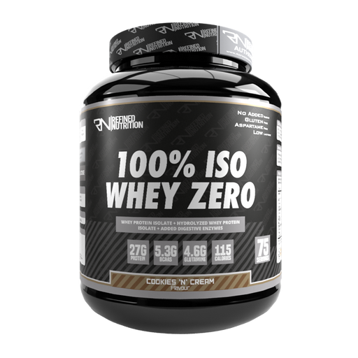 Refined Nutrition 100% Iso Whey Zero 2.27kg Cookies and Cream | Top Rated Sports & Nutrition at MySupplementShop.co.uk