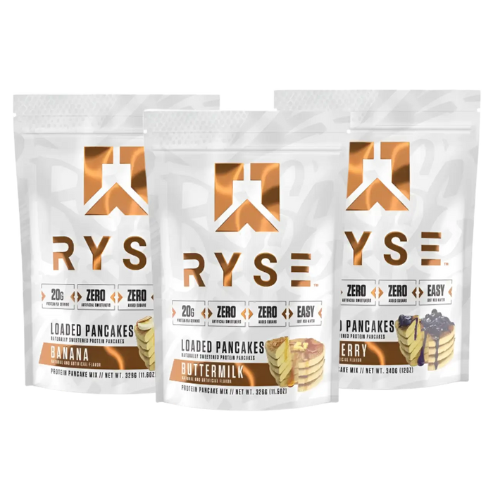 RYSE Loaded Protein Pancakes | 21g Protein, No Added Sugar, Easy to Make 326g