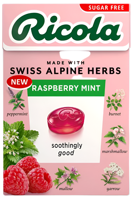 Ricola Raspberry Mint 20 packs - 45g