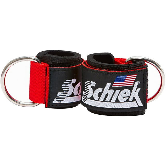 Schiek Sports Model 1700 Neoprene Ankle Straps - Red - Ankle Straps at MySupplementShop by Schiek Sports