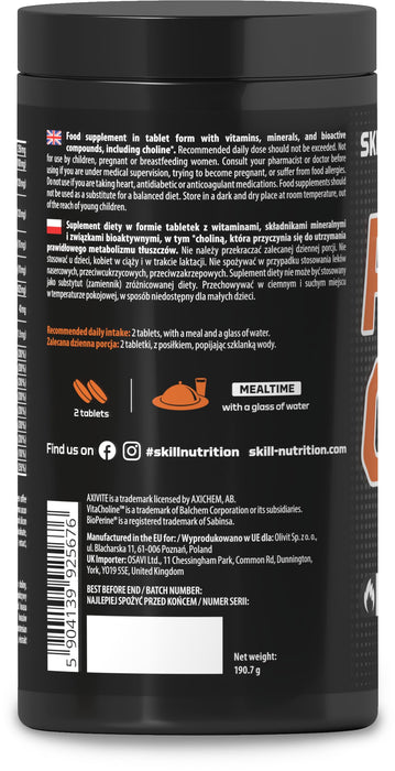 Skill Nutrition Pro Cut 180 tablets