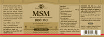 Solgar MSM 1000mg 20x120 TAB