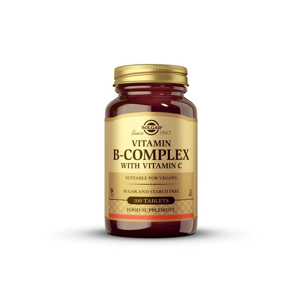 Solgar Vit B Complex w/Vit C 100 TAB