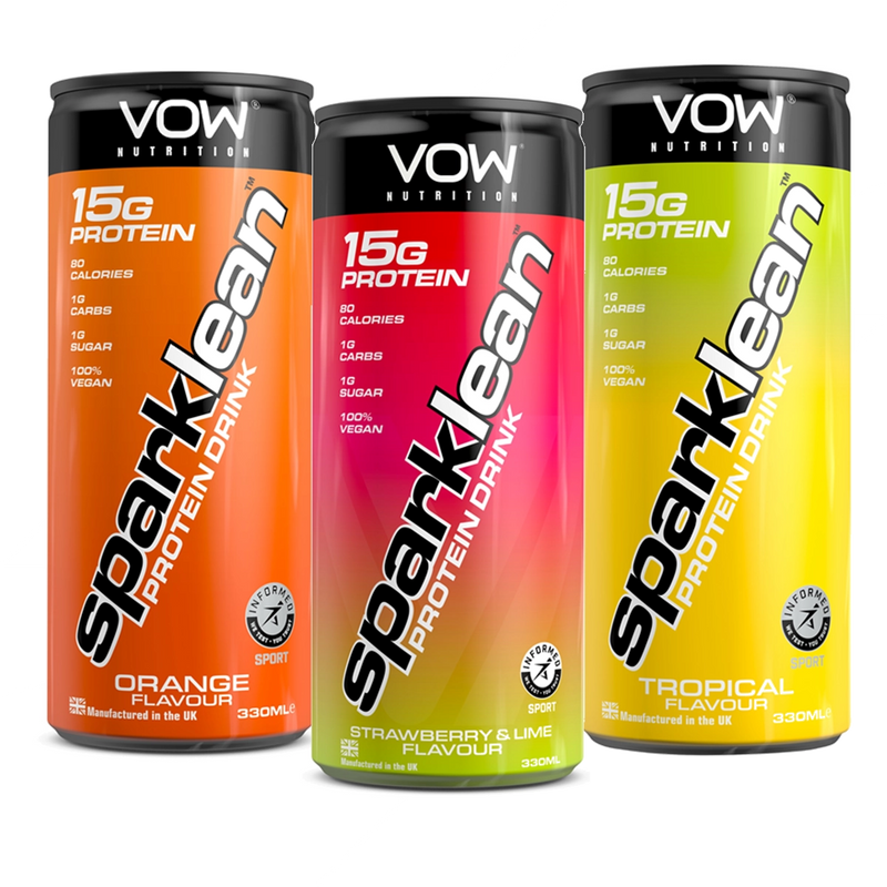 VOW Nutrition Sparklean Protein Drink 12x330ml