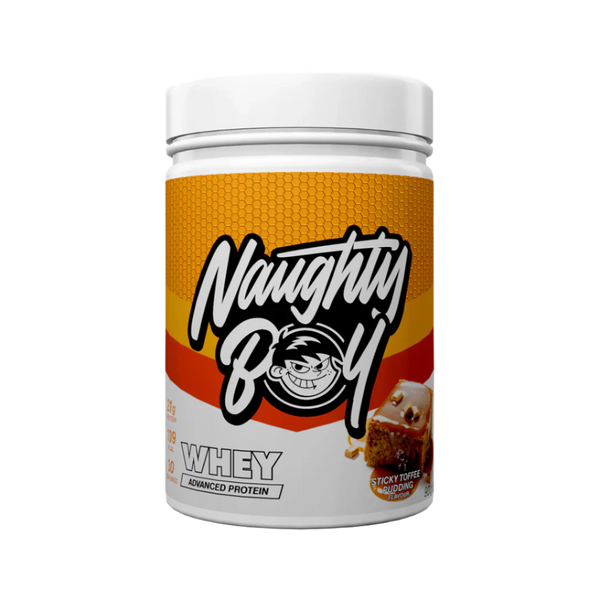 Naughty Boy Advanced Whey Protein 900g - 30 Servings (Multiple Flavours Available) - Sticky Toffee Pudding - Whey Protein at MySupplementShop by Naughty Boy