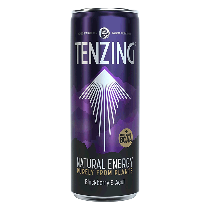 Tenzing Natural Energy + BCAA 24x330ml Blackberry & Acai | Premium Drinks and Shakes at MySupplementShop.co.uk