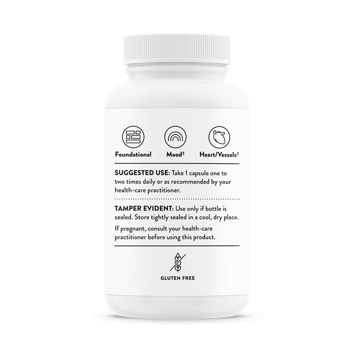 Thorne Research 5-MTHF 5mg (L-5-Methyltetrahydrofolate) 60 Capsules - Energy & Vitality at MySupplementShop by Thorne