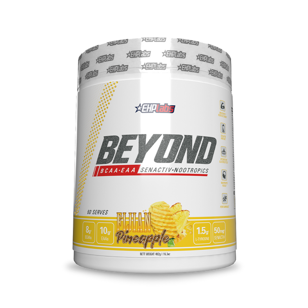 EHP Labs Beyond BCAA+EAA Intra-Workout 580g 60 Servings - Fijian Pineapple - BCAAs at MySupplementShop by EHP Labs