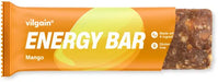 Open Vilgain Energy Bar with mango flavor showcasing its clean formula and good ingredients