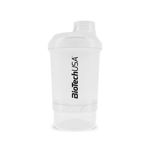 BioTechUSA Accessories Wave+ Shaker, Black Smoke – 300 ml. (+ 150 ml.)