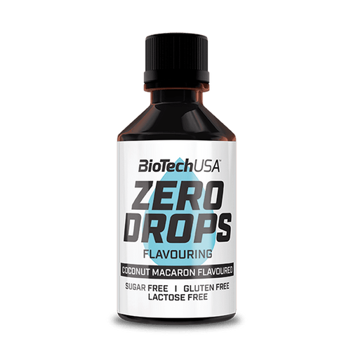 BioTechUSA Zero Drops, Cookies &amp; Cream – 50 ml.