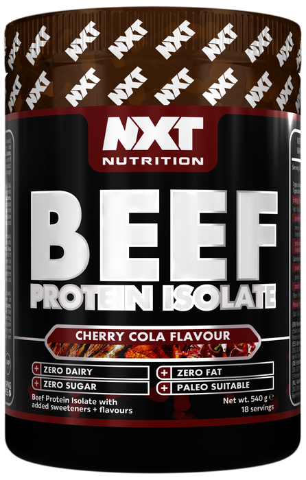 NXT Nutrition Beef Protein Isolate 540g - Cherry Cola - Protein Powder at MySupplementShop by Nxt Nutrition