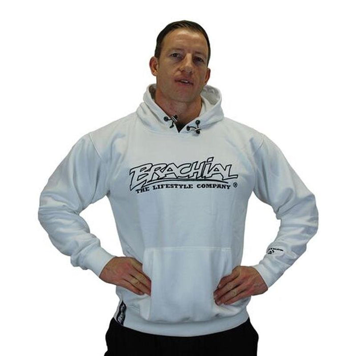 Brachial Hoody Gain - White - Hoody at MySupplementShop by Brachial The Lifestyle Company