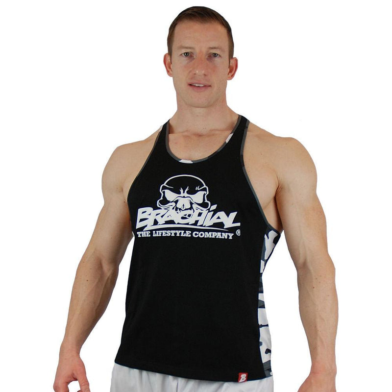 Brachial Tank Top Chest - Black