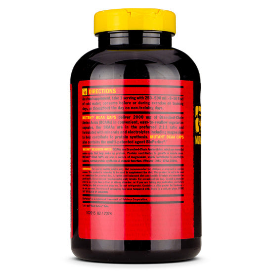 Mutant BCAA Capsules for Muscle Growth & Recovery