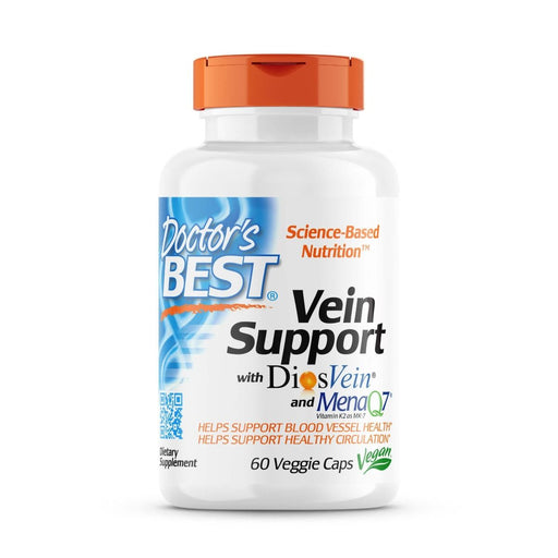 Doctor's Best Vein Support with DiosVein and MenaQ7 60 Veggie Capsules - Special Formula at MySupplementShop by Doctor's Best