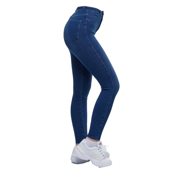 Embrace High Waisted Jeans Dark Blue