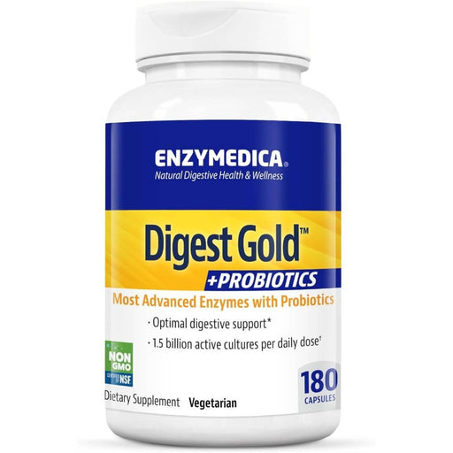 Enzymedica Digest Gold + Probiotics 180 Capsules Best Value Nutritional Supplement at MYSUPPLEMENTSHOP.co.uk