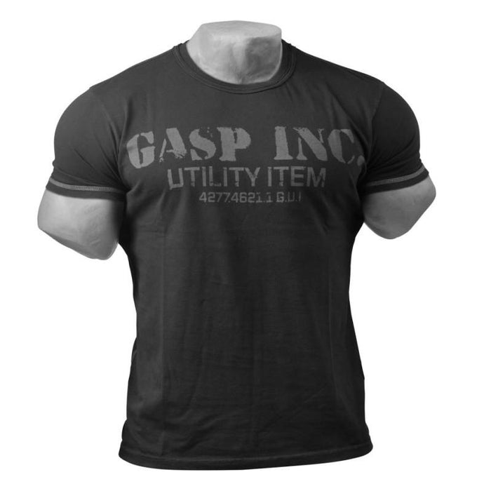 GASP Basic Utility Tee - Black - T-Shirt at MySupplementShop by Gasp