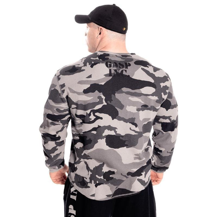 GASP Thermal Gym Sweater - Tactical Camo