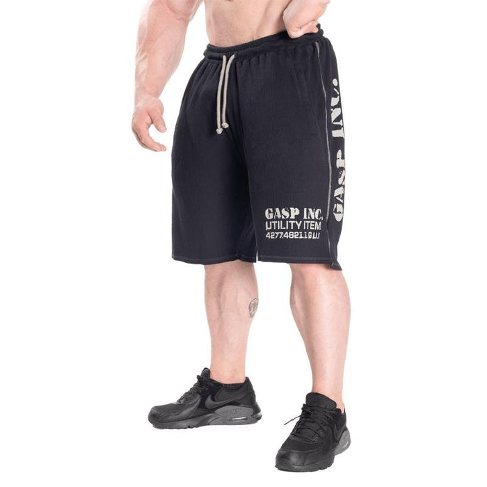 GASP Thermal Shorts - Asphalt - Medium - Thermal Shorts at MySupplementShop by Gasp