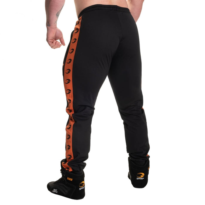 GASP Tracksuit Pants - Black/Flame